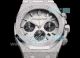 MMA 11 Copy Audemars Piguet Royal Oak Silver Dial White Frosted Gold Watch 41mm (3)_th.jpg